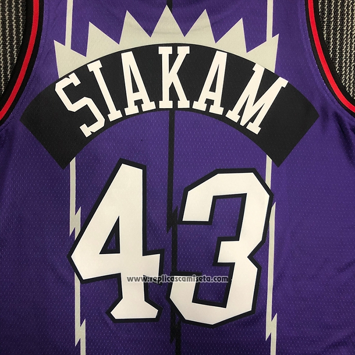 Camiseta Toronto Raptors Pascal Siakam #43 Classic Edition Violeta